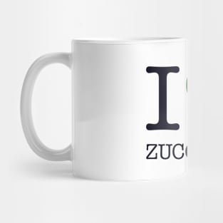 I LOVE ZUCCHINIS Green Heart Mug